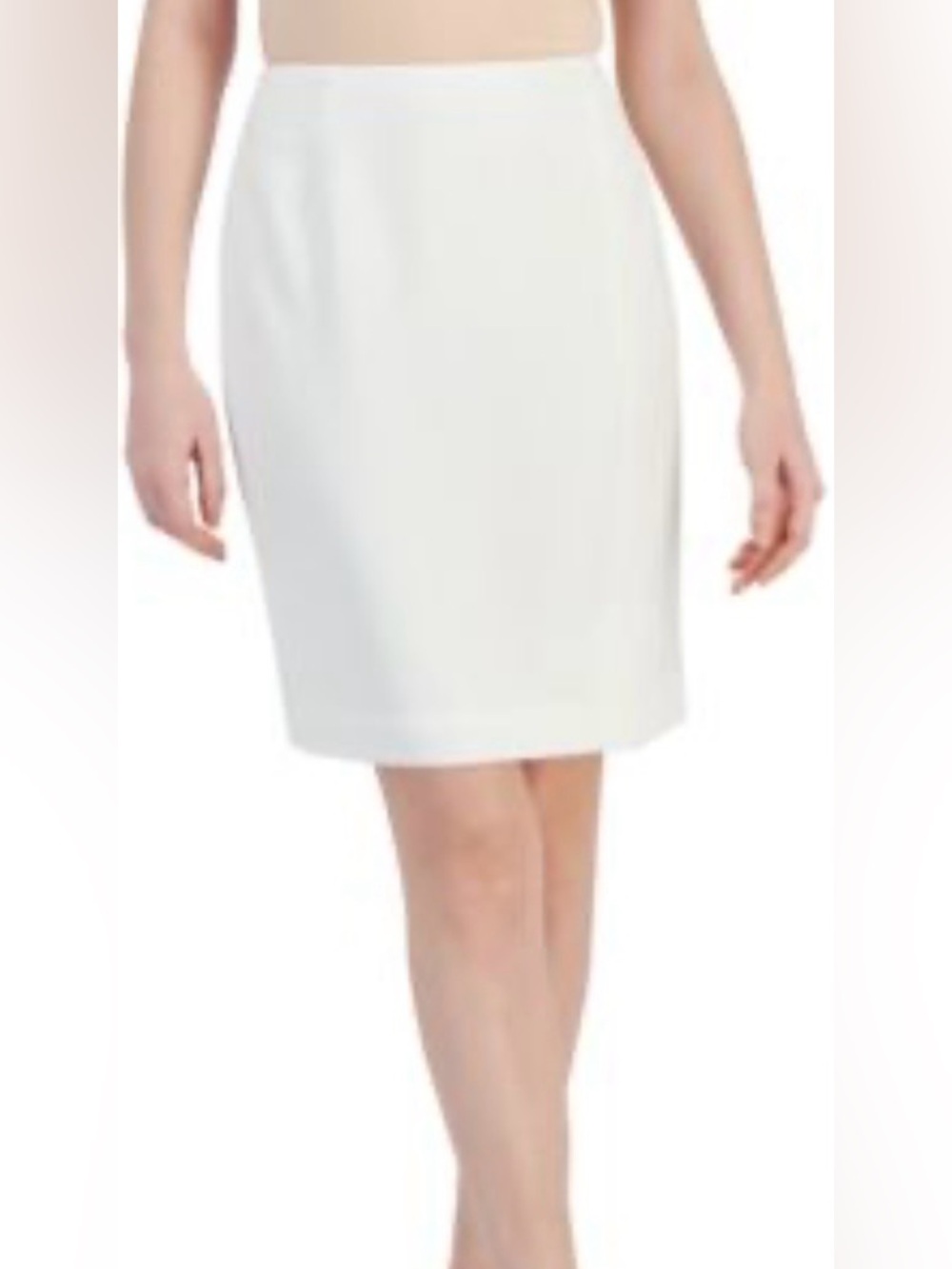 NWT Tahari ASL Winter White Women's Skirt Sz 2
